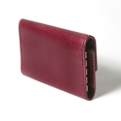 OLD Gucci キーケース(赤茶・皮製)