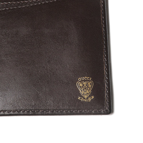 OLD Gucci 総皮GG長財布(茶)