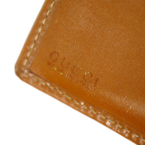 OLD Gucci 総革ビットがま口財布(キャメル)