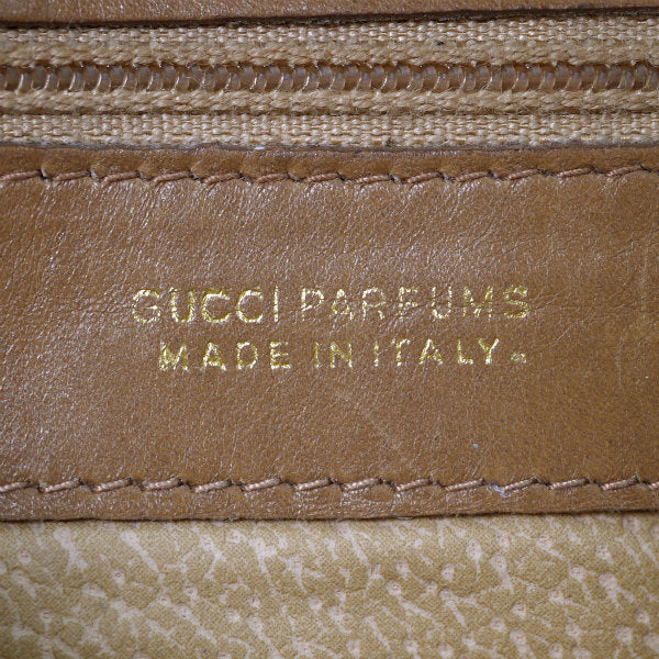 OLD Gucci シェリーライン財布&ポーチ(キャメル)