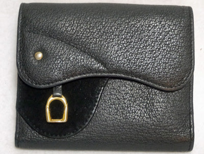 OLD Gucciホースビット長財布(黒・総皮)