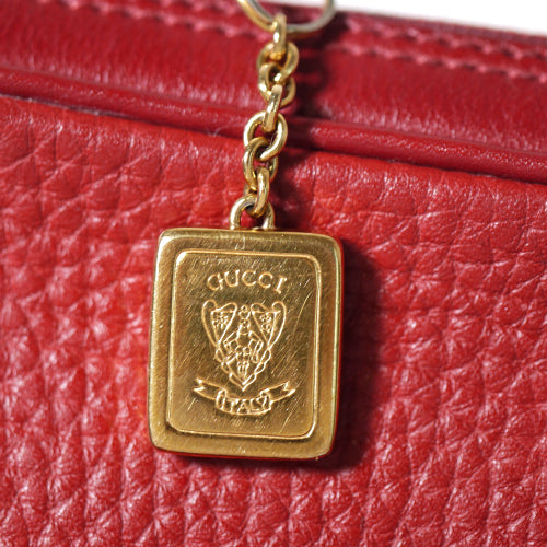 OLD Gucci 総革セカンドバッグ(赤・小)