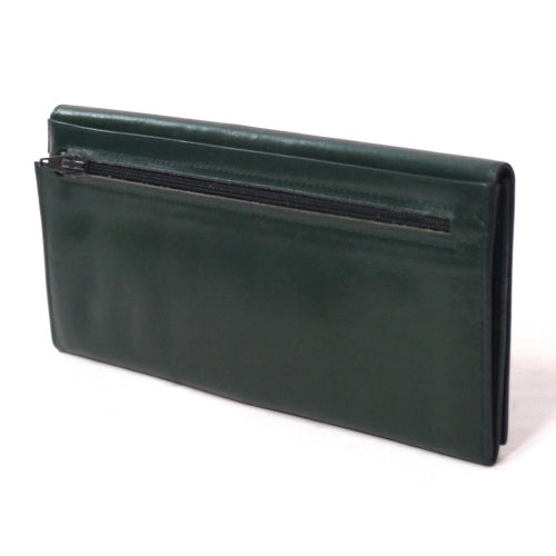 OLD Gucci 手形モチーフ横長財布(総皮・緑)