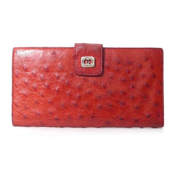 OLD Gucci オーストリッチ札入れ（赤） – Vintage Shop Rococo