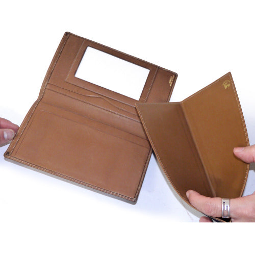 OLD Gucci 札入れ長財布&小切手ケース(キャメル・黒ジャガード)