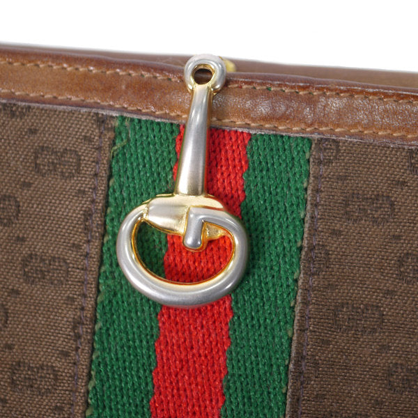 OLD Gucci マイクロGG 2つ折れ財布(茶)