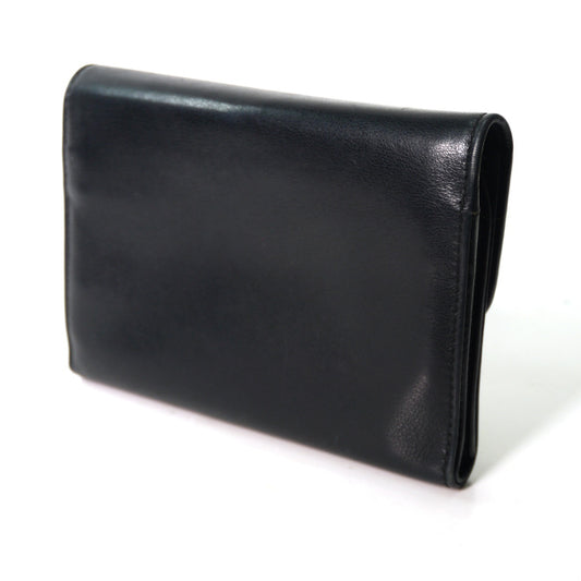 OLD Gucci 総革ホースビットがま口財布(黒)