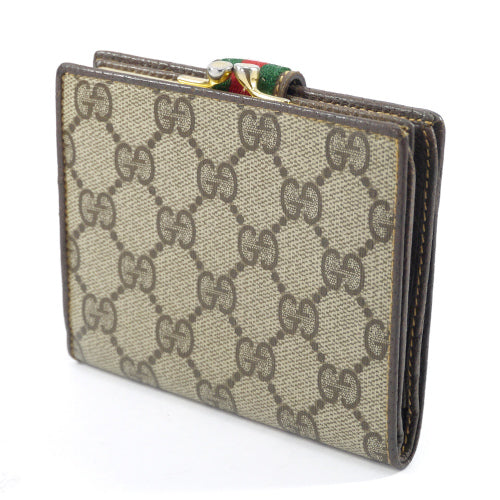 OLD Gucci がま口ミニシェリー財布(茶)