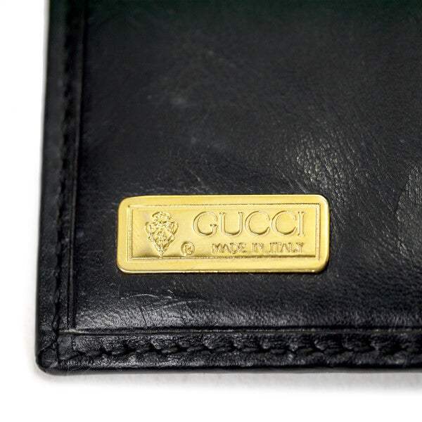 OLD Gucci マイクロGG2つ折れ財布(黒)