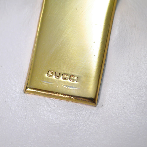 OLD Gucci レア!総革2つ折れシェリー財布(白・箱付き)