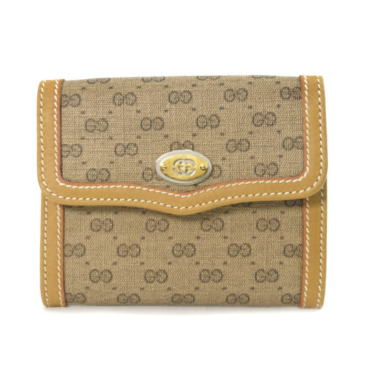 OLD Gucci デットストック!!がま口コインケース(キャメル)