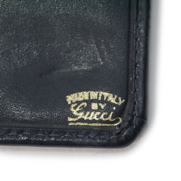 OLD Gucci レア!シェリー ジャガード長財布(青)