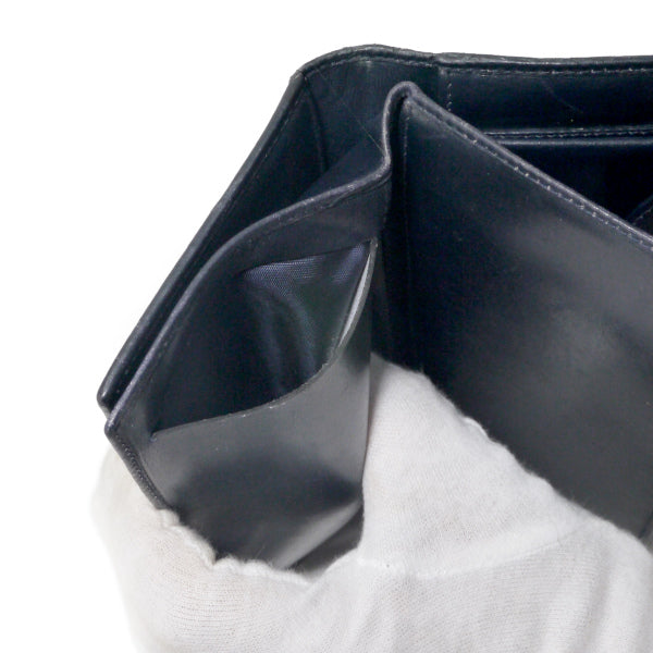 オールドグッチ ジャガード財布(紺GG)