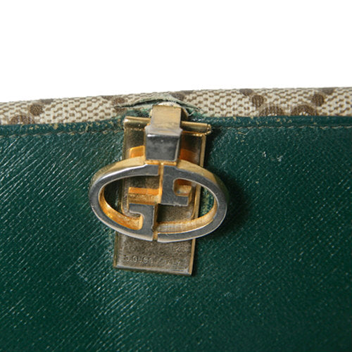 OLD Gucci 長財布(茶 シェリーライン)