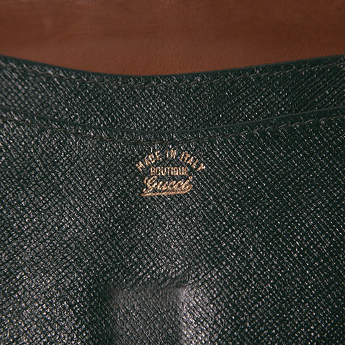 OLD Gucci 長財布(茶 シェリーライン)