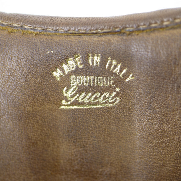 OLD Gucci シェリーGG金具ミドル財布(茶)