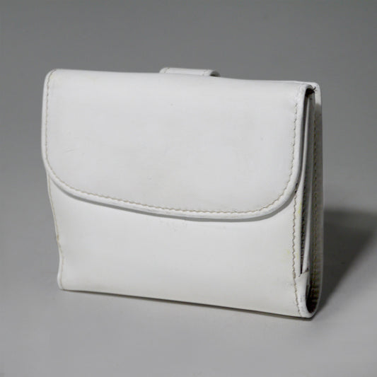 OLD Gucci 総革ホースシュー折財布(白)