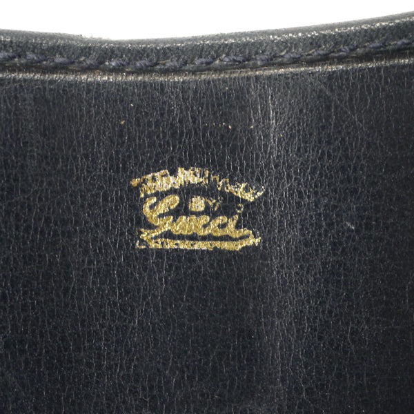 OLD Gucci ビット留め具シェリー長財布(青/ジャガード)