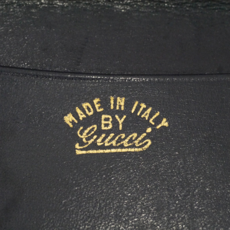 OLD Gucci ホースビット留め具 折財布(青)