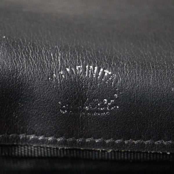 OLD Gucci リンク金具レザー長財布(黒)