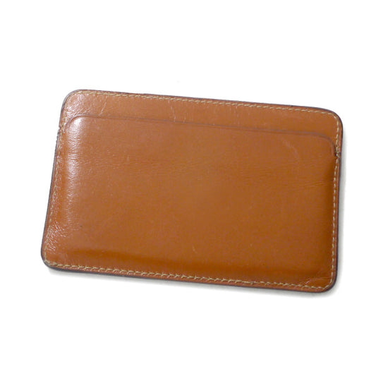 OLD Gucci 総革製 カードケース(茶)