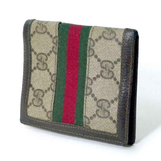 OLD Gucci アクセコ カードケース(茶)