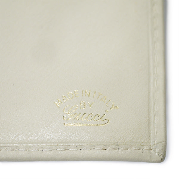 OLD Gucci フローラがま口長財布(アイボリー)