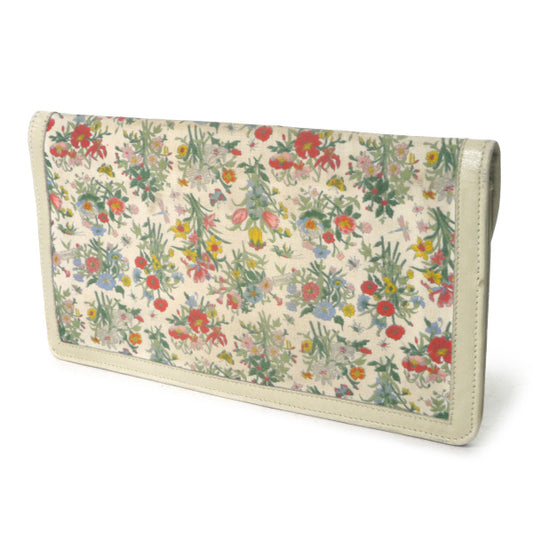 OLD Gucci 70sフローラ長財布(アイボリー)