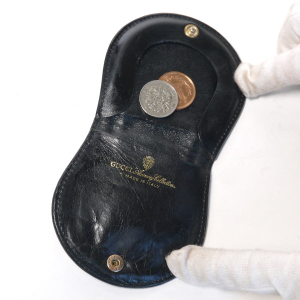OLD Gucci 円形コインケース(黒)