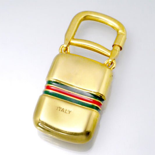 OLD Gucci パフュームボトルキーホルダー(ゴールド)