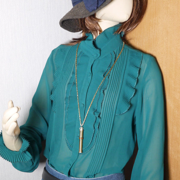 OLD Gucci 香水ボトル ネックレス(ゴールド)