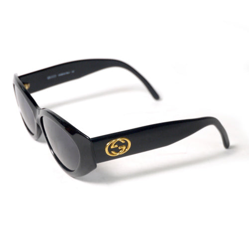 OLD Gucci ダブルGサングラス(ケース付き/黒)