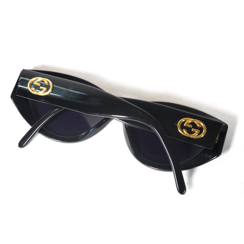 OLD Gucci ダブルGサングラス(ケース付き/黒)