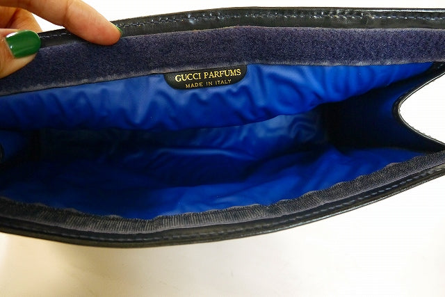 OLD Gucci セカンドバッグ(青)