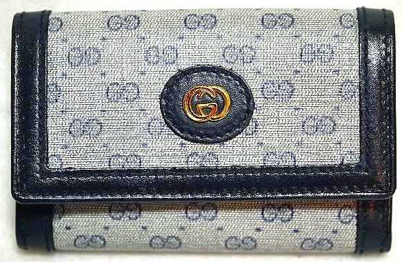 OLD Gucci キーケース(マイクロGG・黒)