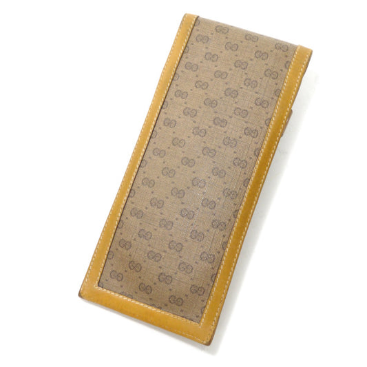 OLD Gucci マイクロGGメガネ・ペンケース(キャメル)