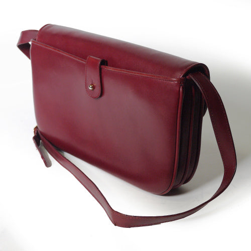 OLD Gucci 総革斜めがけショルダーバッグ(赤)