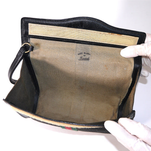 OLD Gucci クラッチバッグ(小・黒)