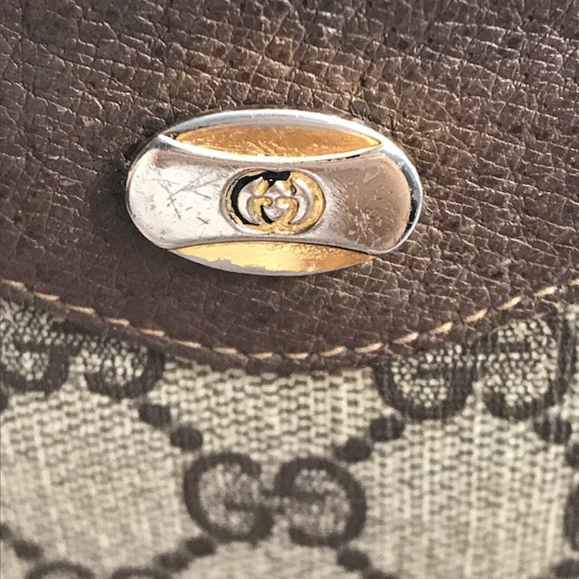 OLD Gucci セカンドバッグ/ポーチ(茶)