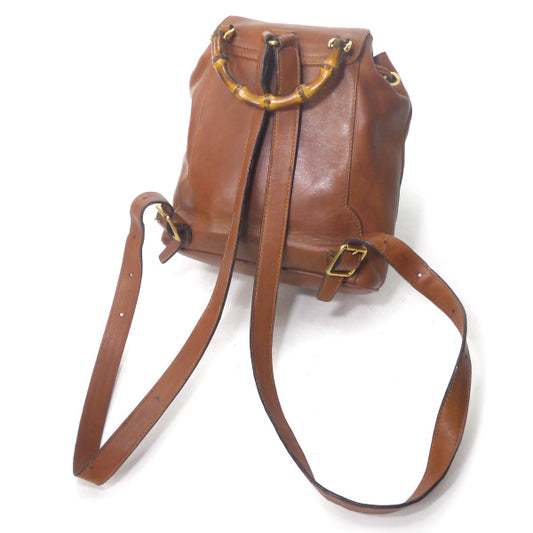 OLD Gucci バンブー ミニリュック(茶)