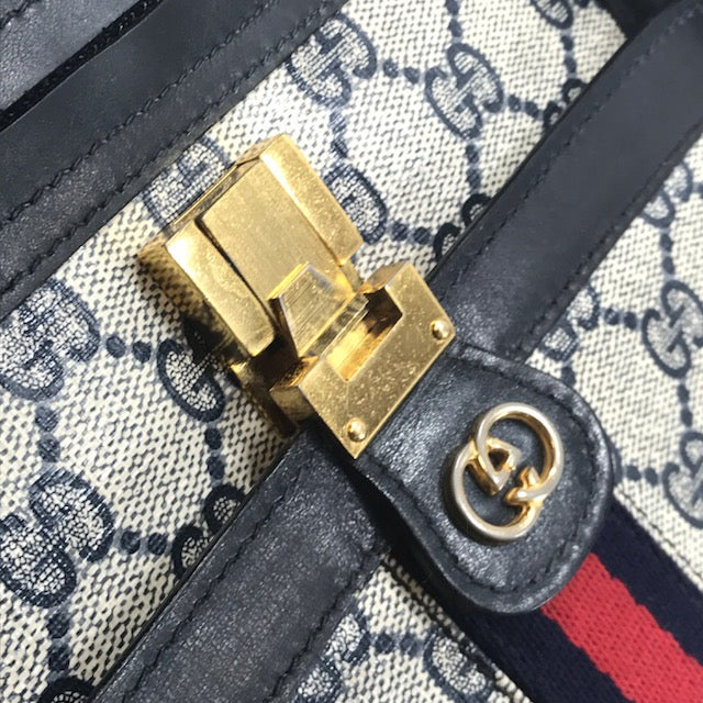 OLD Gucci PARFUMS縦長ショルダー(青)