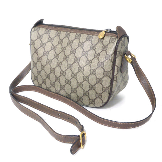 OLD Gucci 半月型ミニシェリーショルダー(茶)