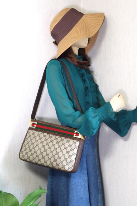 OLD Gucciワンショルダー(茶)