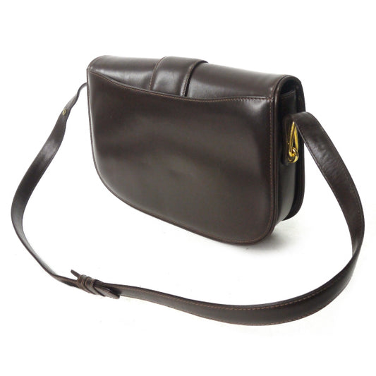 OLD Gucci 1973総革2WAYショルダーバッグ(濃茶)