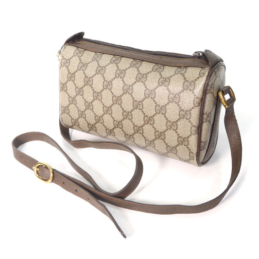 OLD Gucci 筒型ポシェット(茶)
