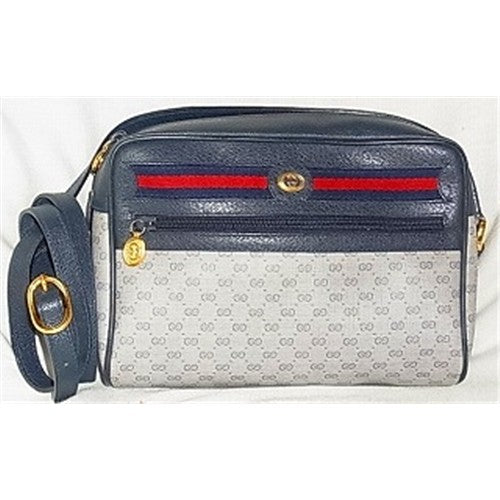 OLD Gucci 定番ショルダー(マイクロGG青・小)