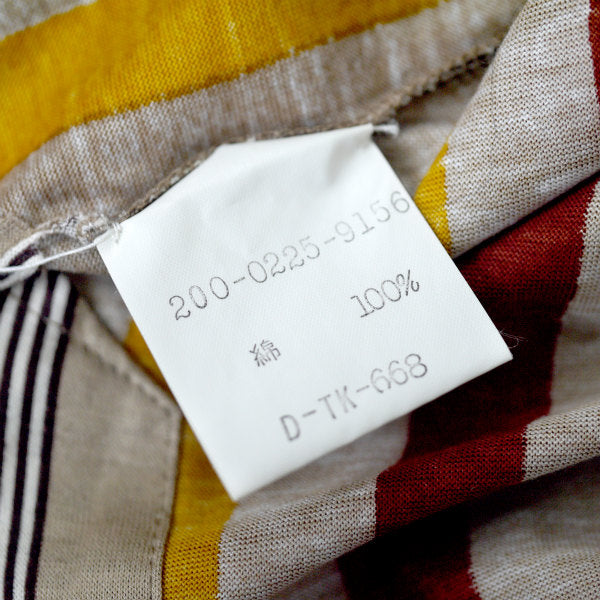 OLD Gucci マルチカラーストライプワンピース(コットン)