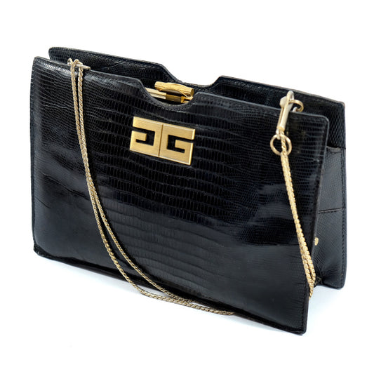 OLD Gucci アルゼンチン製!ショルダー(黒)