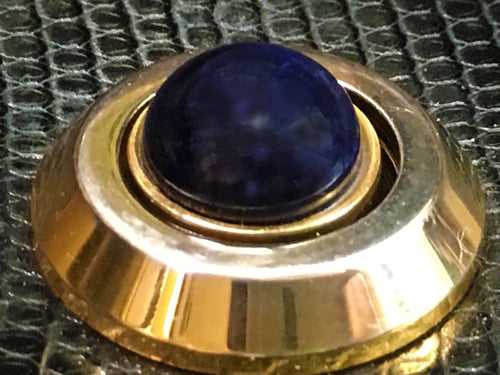 OLD Gucci 60s!ラピスラズリ/リザード お宝バッグ(黒)