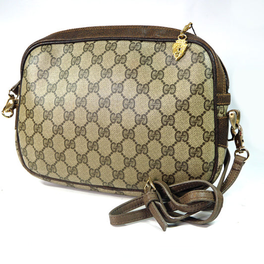 OLD Gucci <訳アリ>2WAYGG金具ショルダー(茶)